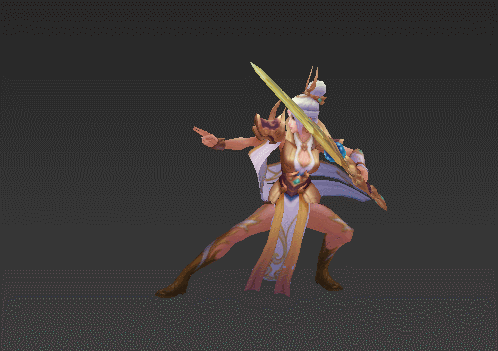  英雄联盟LOL瑞雯全套动作MAX源文件加bip文件 