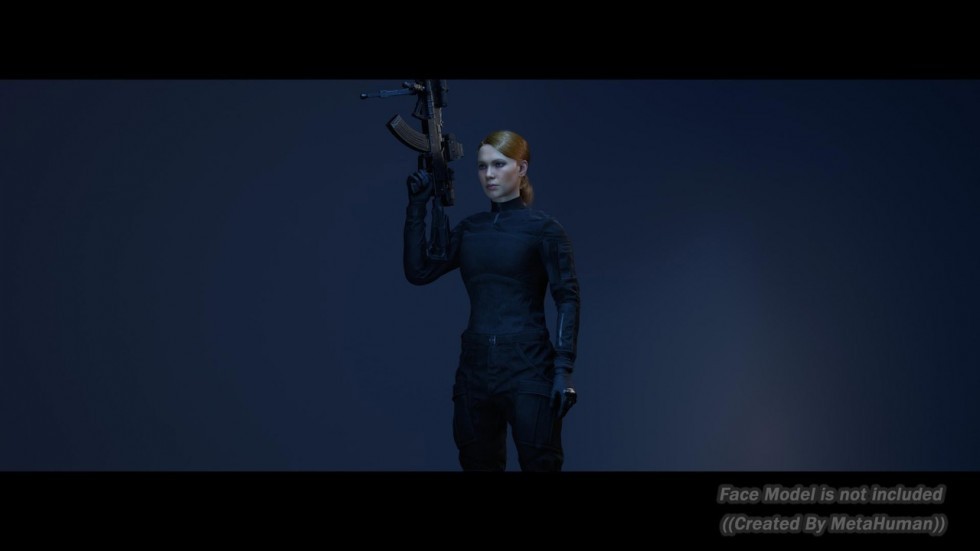 UE5虚幻4 Modular Soldier OPB Full 模块化士兵角色模型