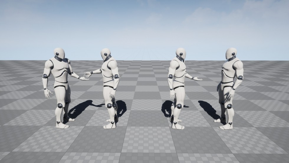 UE5虚幻4 General Purpose Animations Pack 通用动画招手鞠躬