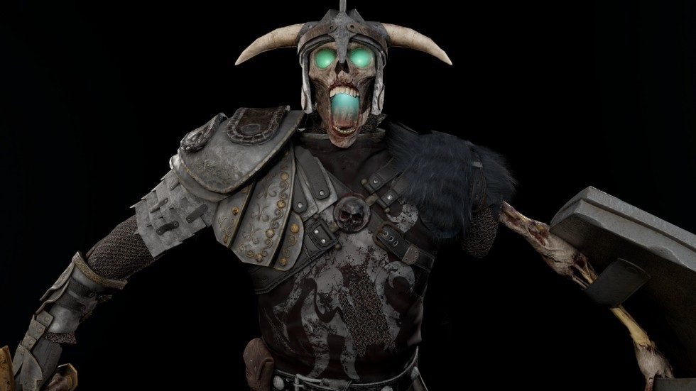UE4虚幻5 Undead Knight 游戏不死骑士恶魔角色模型
