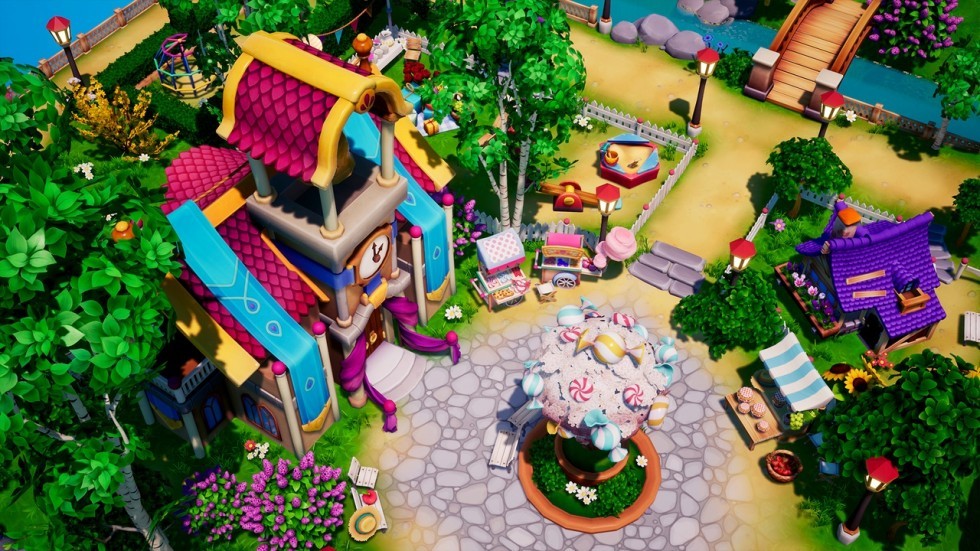 UE4虚幻4 Spring Environment 卡通可爱风格化小镇场景模型