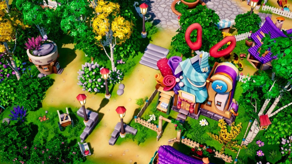 UE4虚幻4 Spring Environment 卡通可爱风格化小镇场景模型