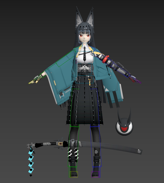 （新版）绝区零_雅 max2022绑定模型