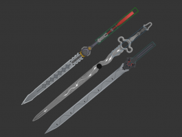 叶瞬光武器绑定模型